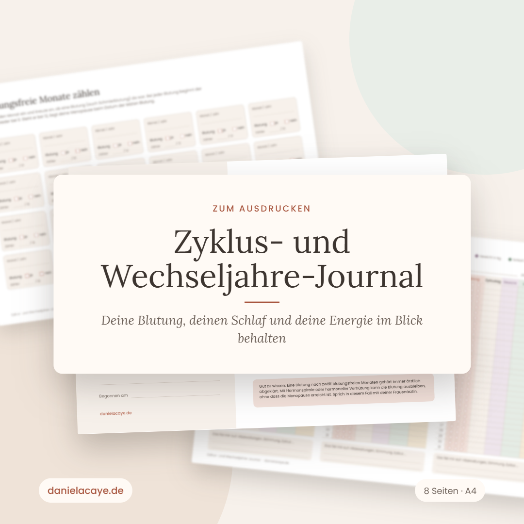 Zyklus- und Wechseljahre-Journal zum Ausdrucken